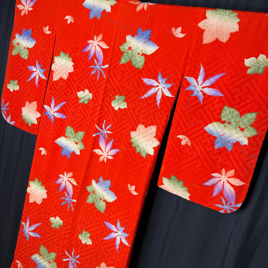 "Maple Magic" Vintage Teen Girl's Kimono