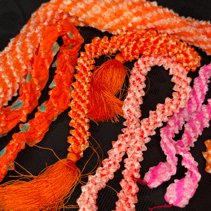 "Kanoko Shibori" Vintage Kanzashi Hair Ties