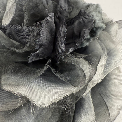 "Midnight Peony" Vintage Kanzashi Hair Pin