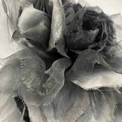 "Midnight Peony" Vintage Kanzashi Hair Pin