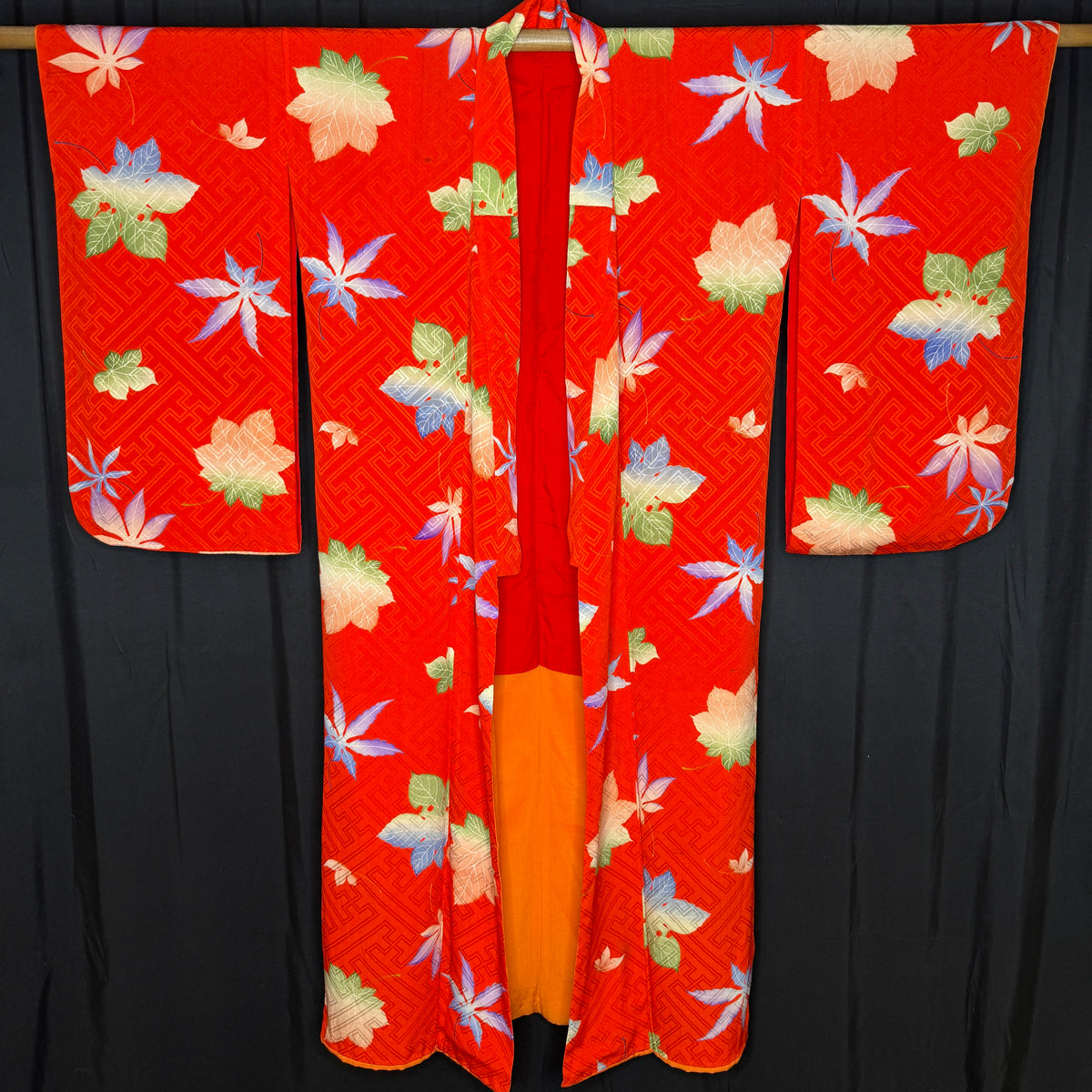 "Maple Magic" Vintage Teen Girl's Kimono