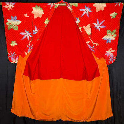 "Maple Magic" Vintage Teen Girl's Kimono