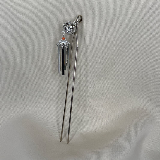 "Silver Windbell" Vintage Kanzashi Hair Stick