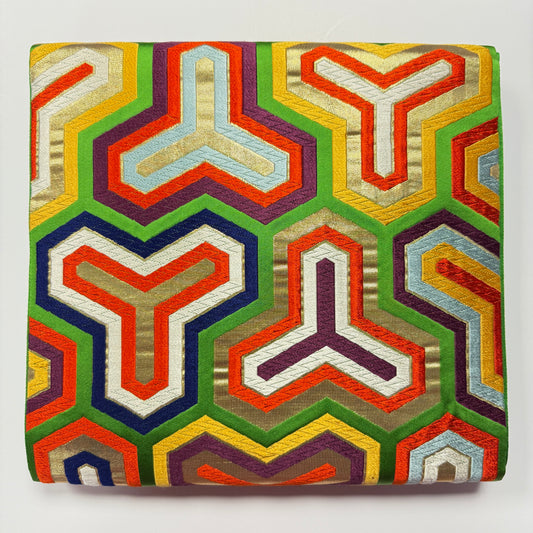 "Rainbow Kikko" Fukuro Obi