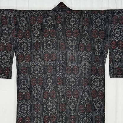 "Tatewaku Ikat" Vintage Casual Kimono