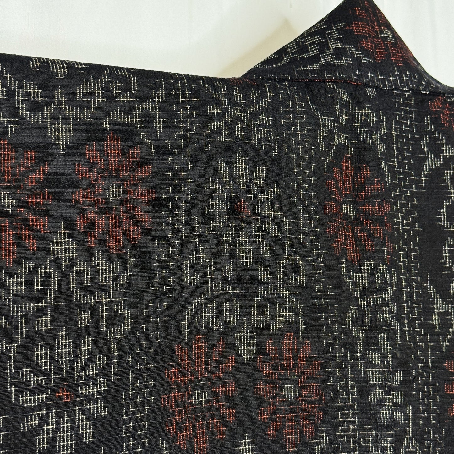 "Tatewaku Ikat" Vintage Casual Kimono