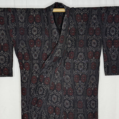 "Tatewaku Ikat" Vintage Casual Kimono