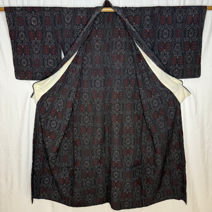 "Tatewaku Ikat" Vintage Casual Kimono