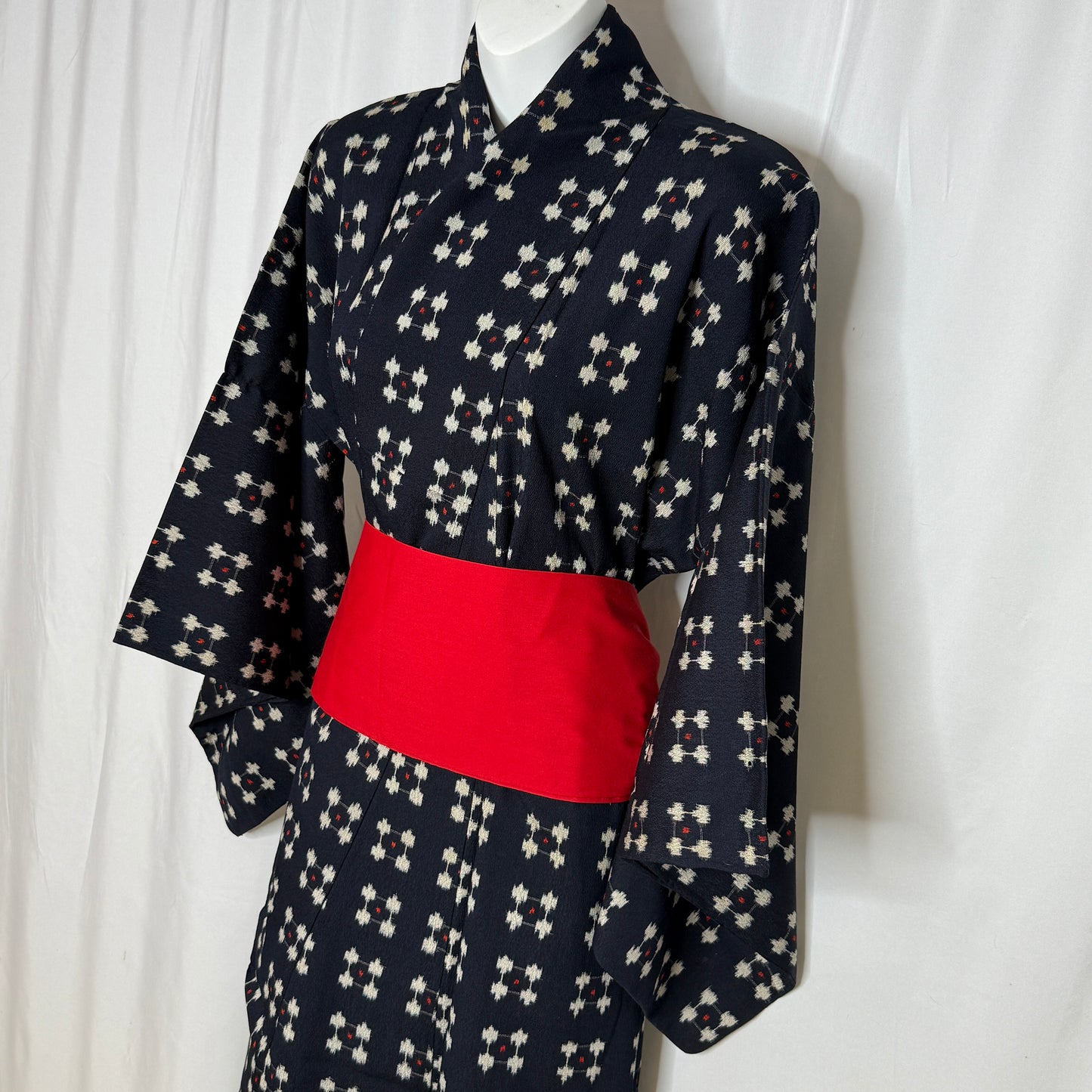 "Midnight Confetti" Vintage Casual Kimono