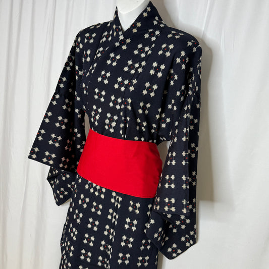 "Midnight Confetti" Vintage Casual Kimono