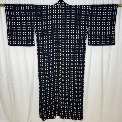 "Midnight Confetti" Vintage Casual Kimono