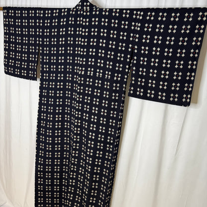 "Midnight Confetti" Vintage Casual Kimono