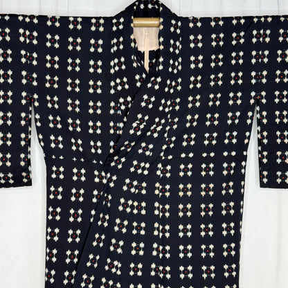 "Midnight Confetti" Vintage Casual Kimono