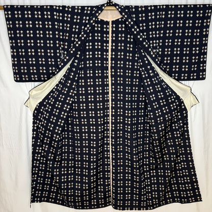"Midnight Confetti" Vintage Casual Kimono