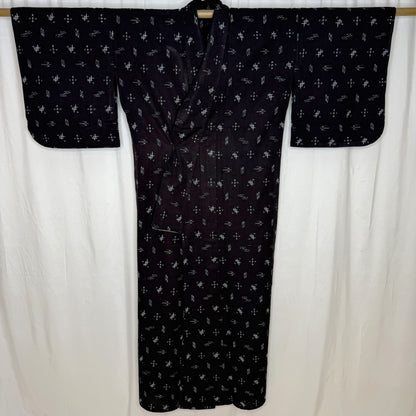 "Midnight Constellations" Vintage Casual Kimono