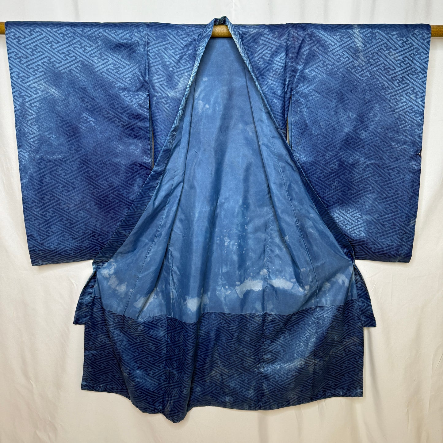 "Sayagata" Overdyed Indigo Underkimono