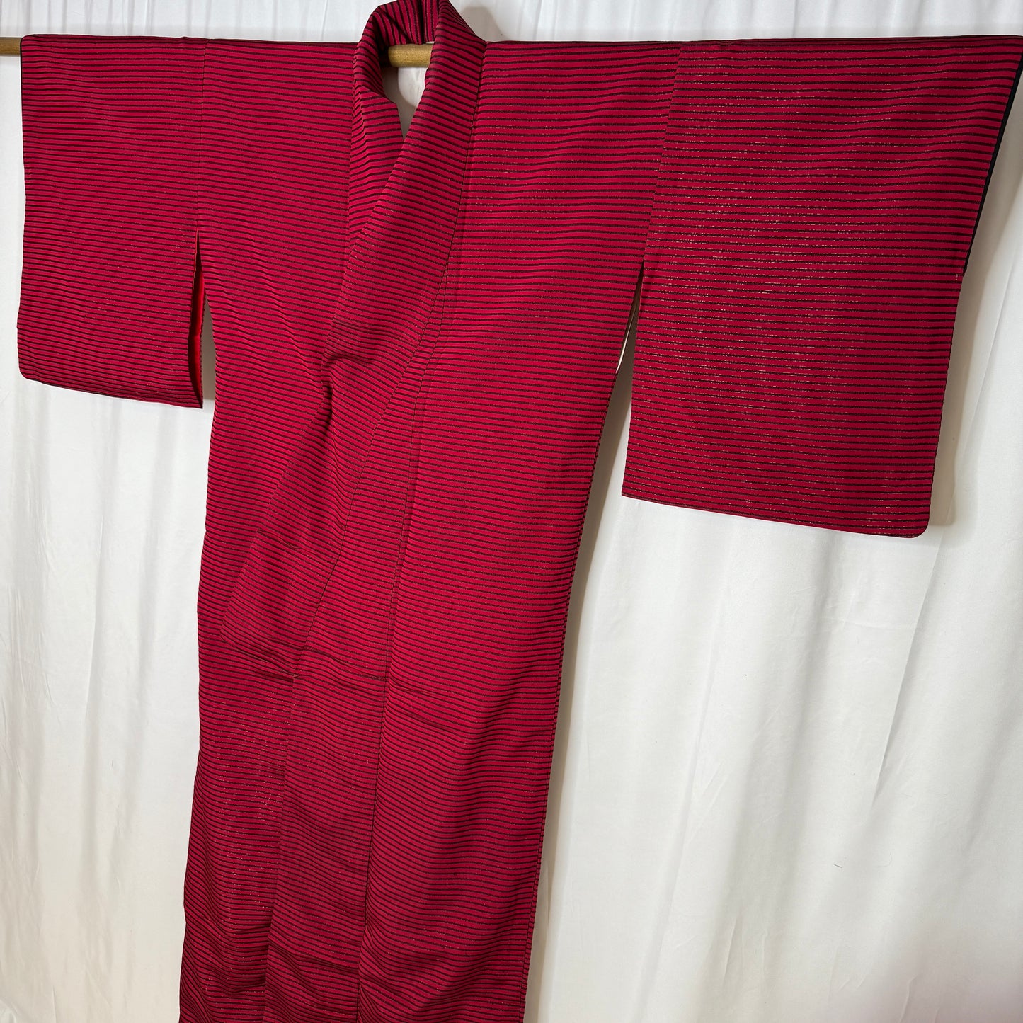 "Cabaret Stripes" Vintage Casual Kimono