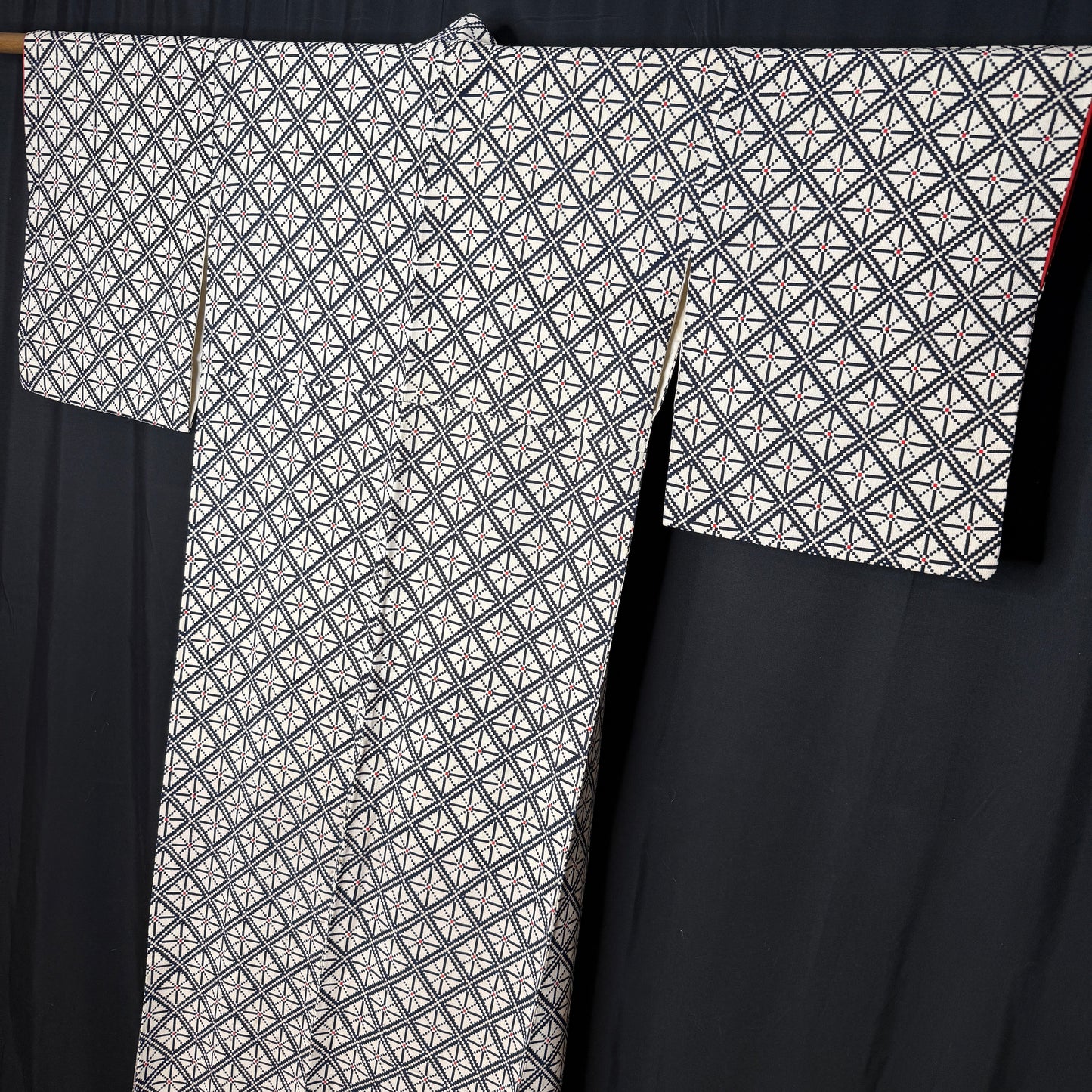 "Geometry Gal" Vintage Casual Kimono