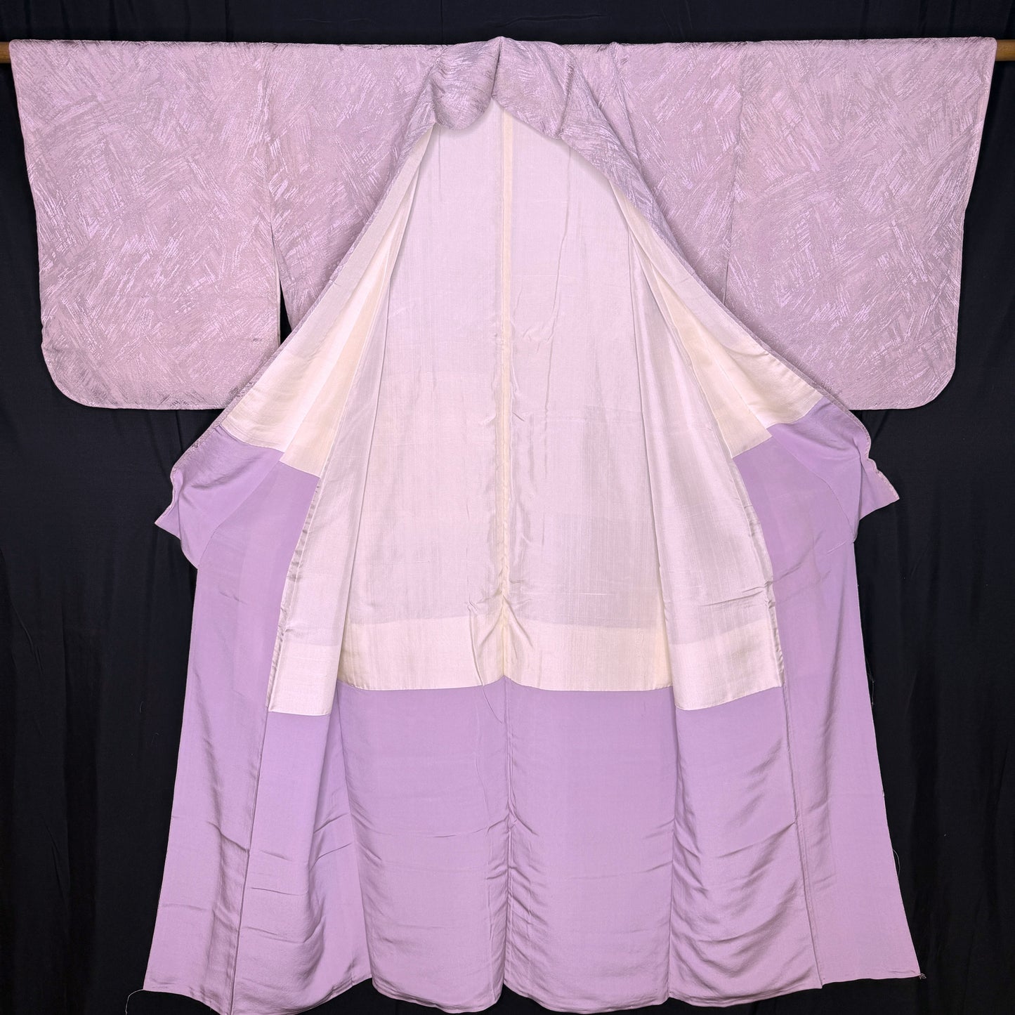 "Silver and Pink" Vintage Casual Kimono