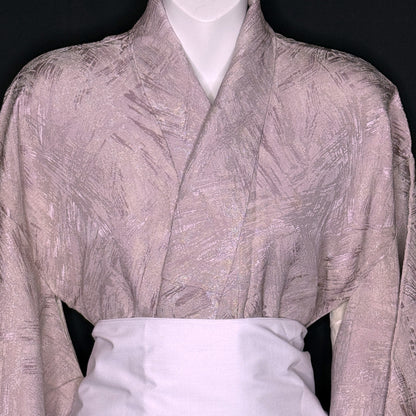 "Silver and Pink" Vintage Casual Kimono
