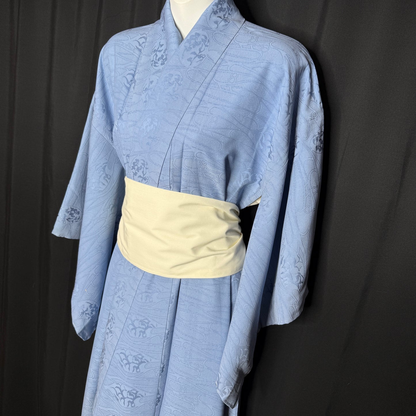 "Blue Queen" Vintage Iromuji Kimono