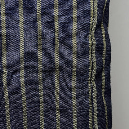 "Olive Stripes" Vintage Indigo Kimono