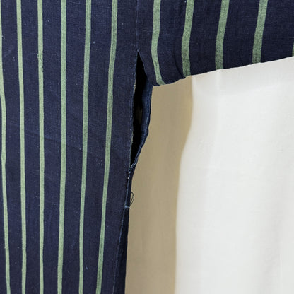 "Green Stripes" Vintage Child's Kimono
