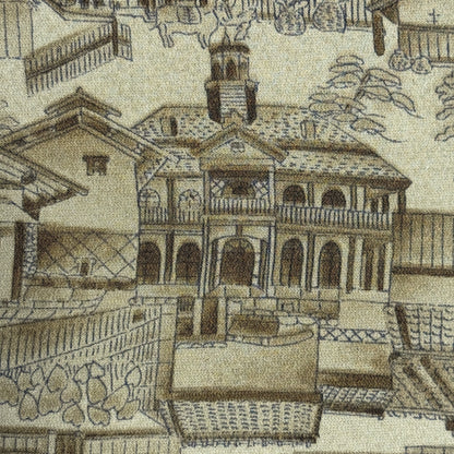 "Architecture" Vintage Kimono