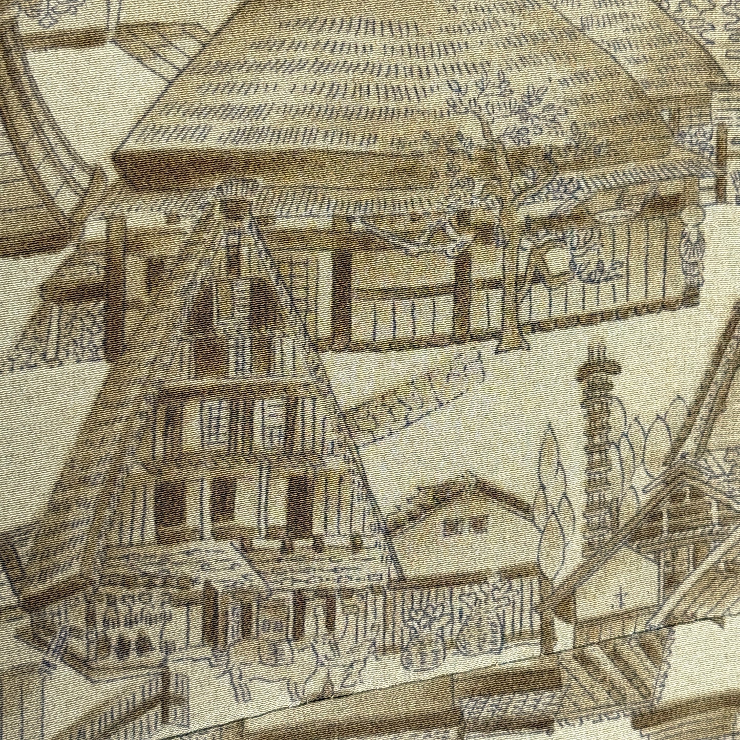 "Architecture" Vintage Kimono