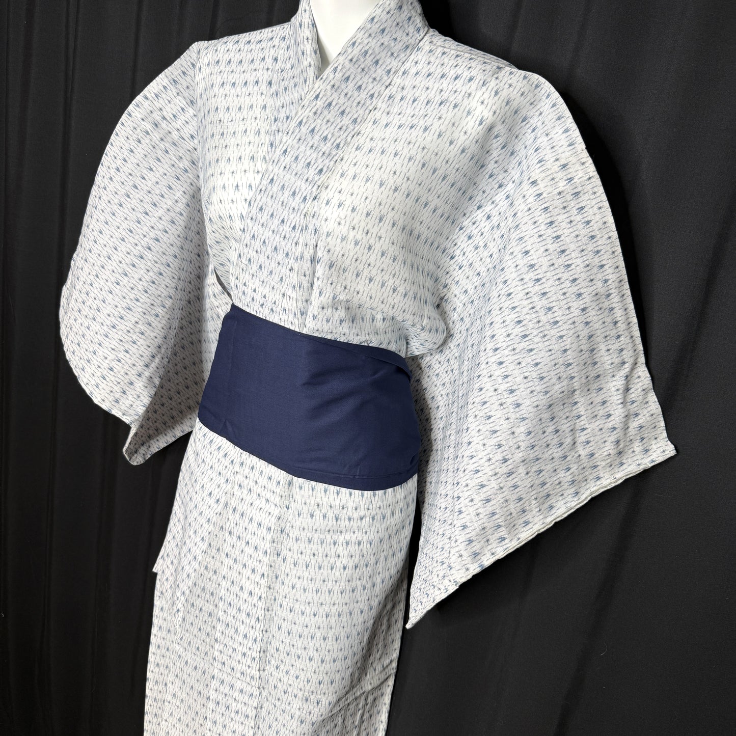 "Ikat Arrows" Vintage Summer Kimono