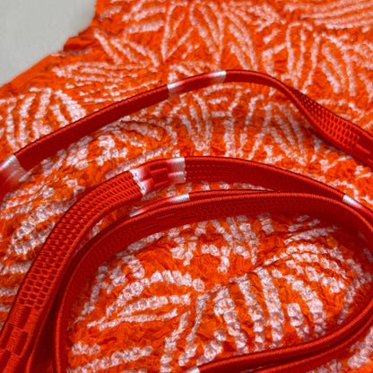 "Tangerine Bamboo" Obiage Obijime Set