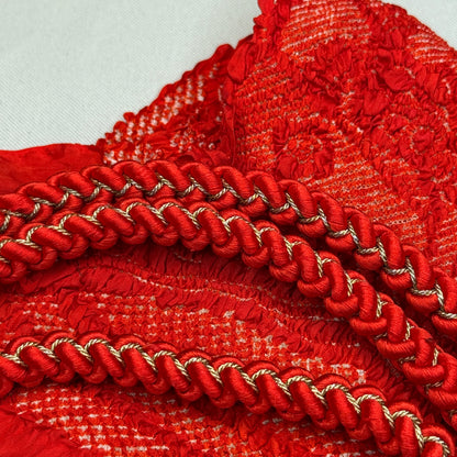 "Scarlet Celebration" Obiage Obijime Set