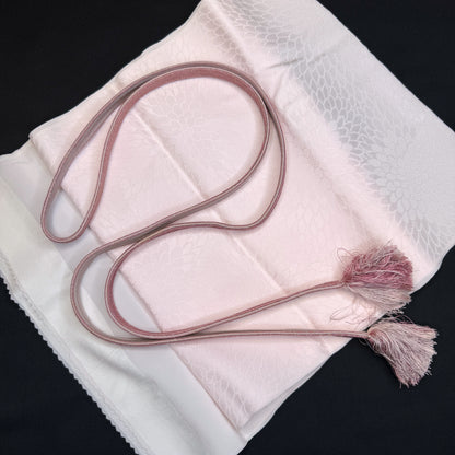 "Blush Chrysanthemum" Obiage Obijime Set