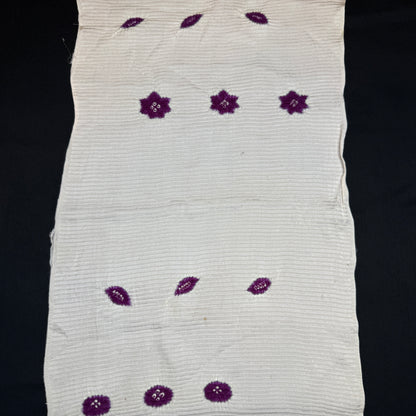 "Purple Blooms" Obiage Obijime Set