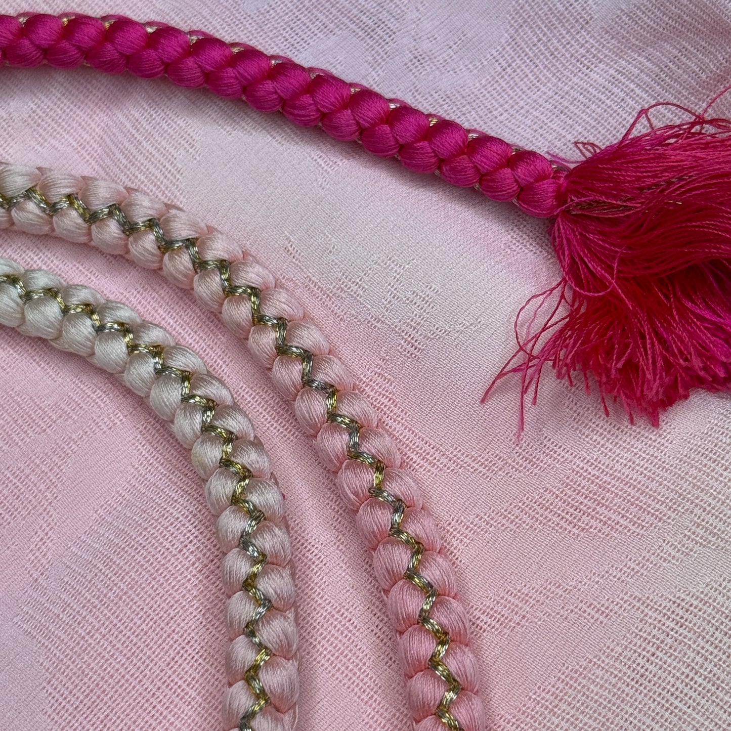 "Pink Princess" Obiage Obijime Set