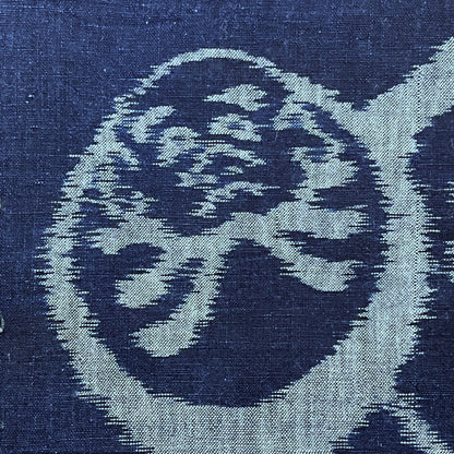 "Daruma Pair" Vintage Indigo Fabric