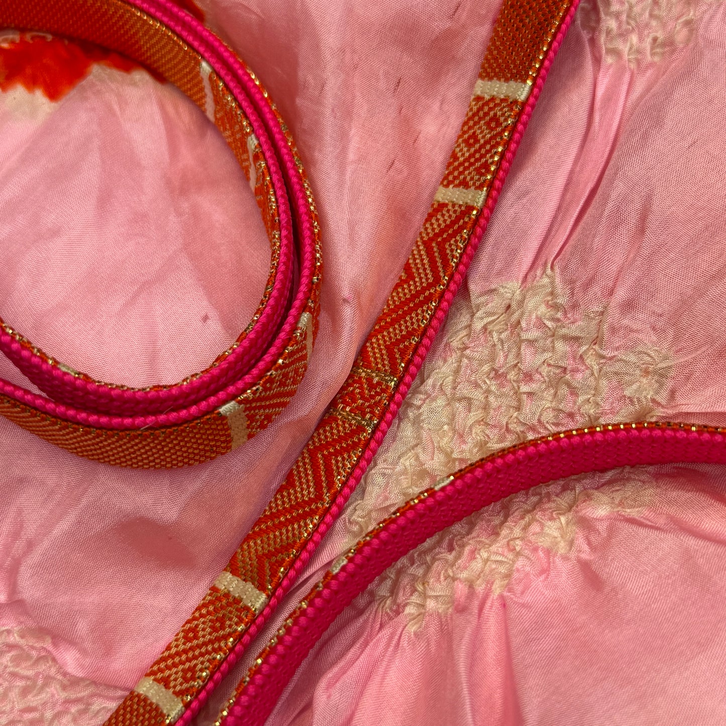 "Shibori Bursts" Obiage Obijime Set