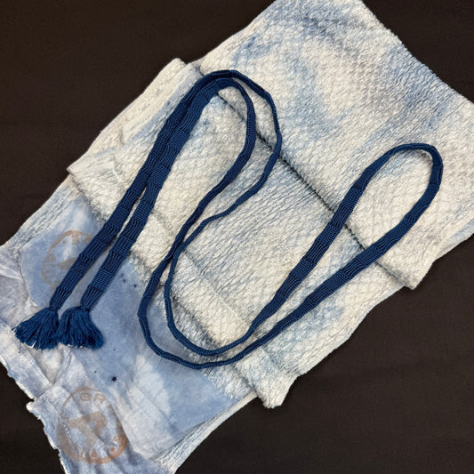 "Indigo Whisper" Obiage Obijime Set