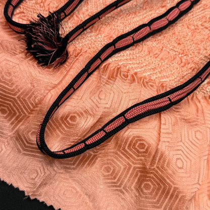 "Coral Blush" Obiage Obijime Set