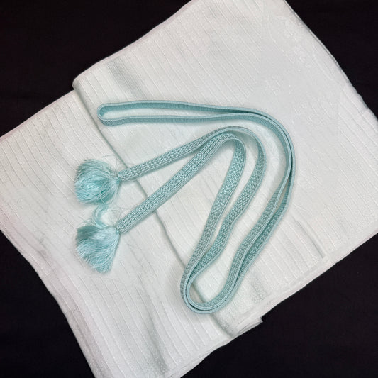 "Glacial Blossom" Obiage Obijime Set