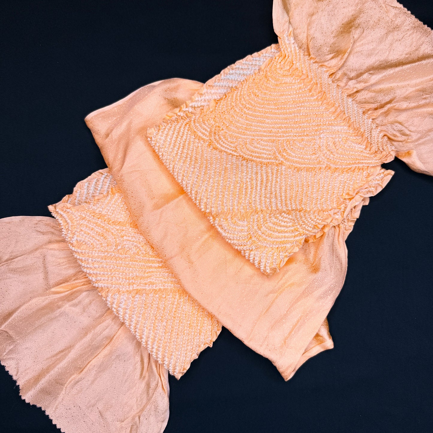 "Sunset Peach" Obiage Obijime Set