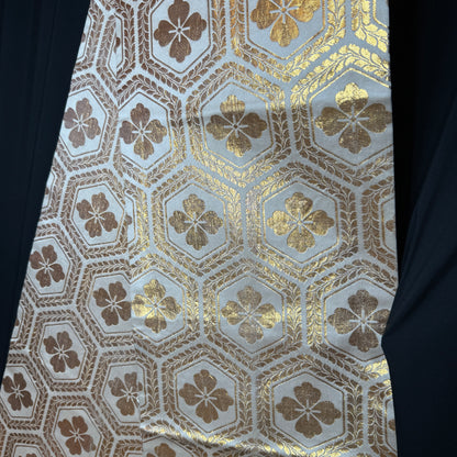 "Tortoise Shell Blossoms" Fukuro Obi