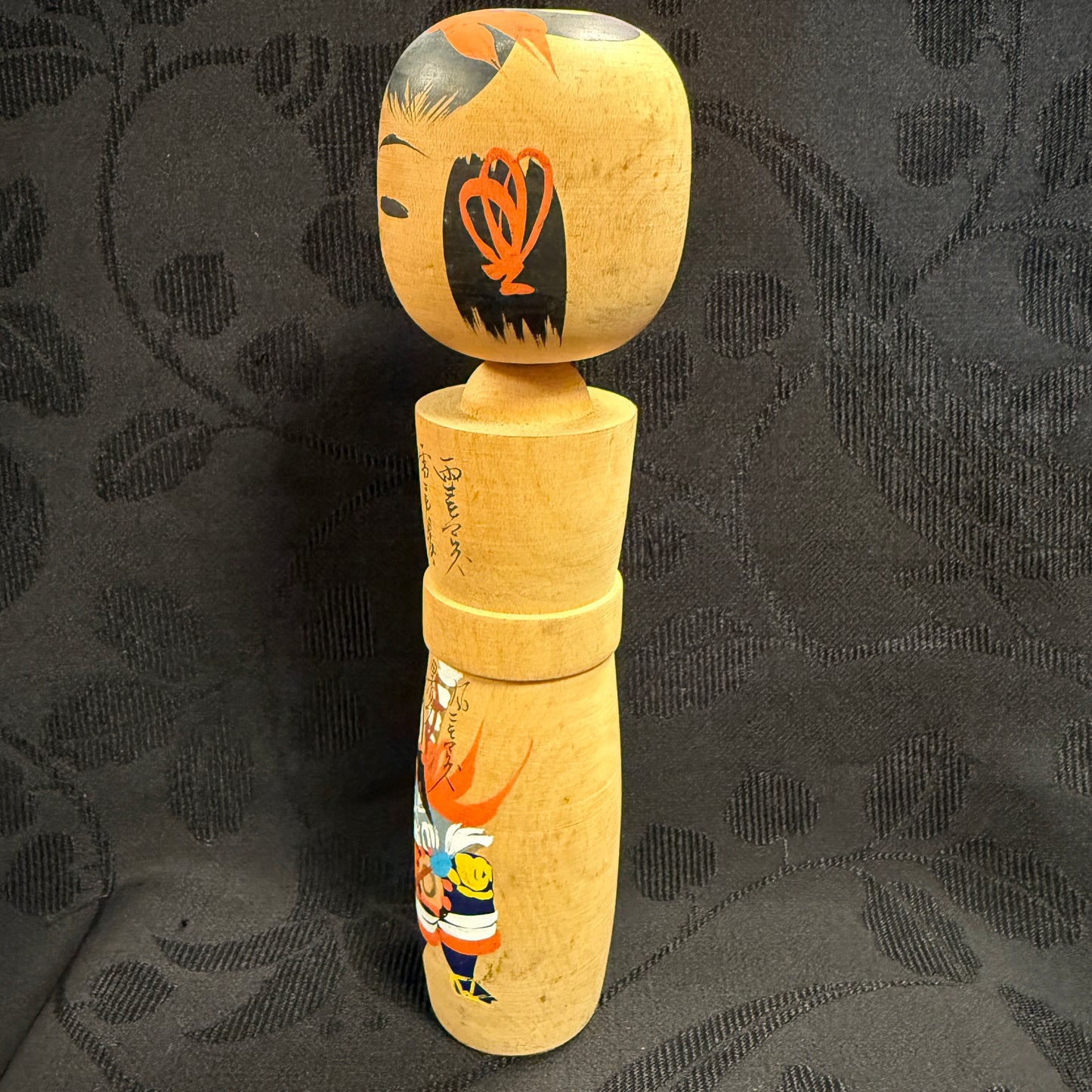 "Samurai Warrior" Vintage Kokeshi Doll