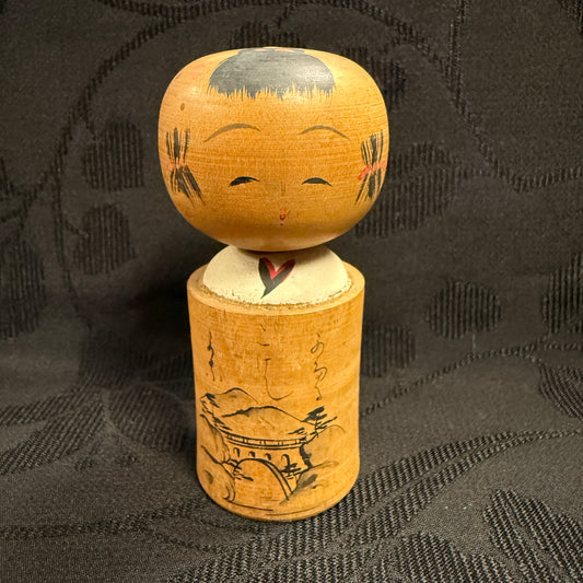"Traveler" Vintage Kokeshi Doll