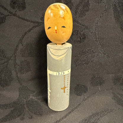 "Christian Nun" Vintage Kokeshi Doll