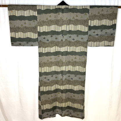 "Wavy Layers" Man's Juban Underkimono