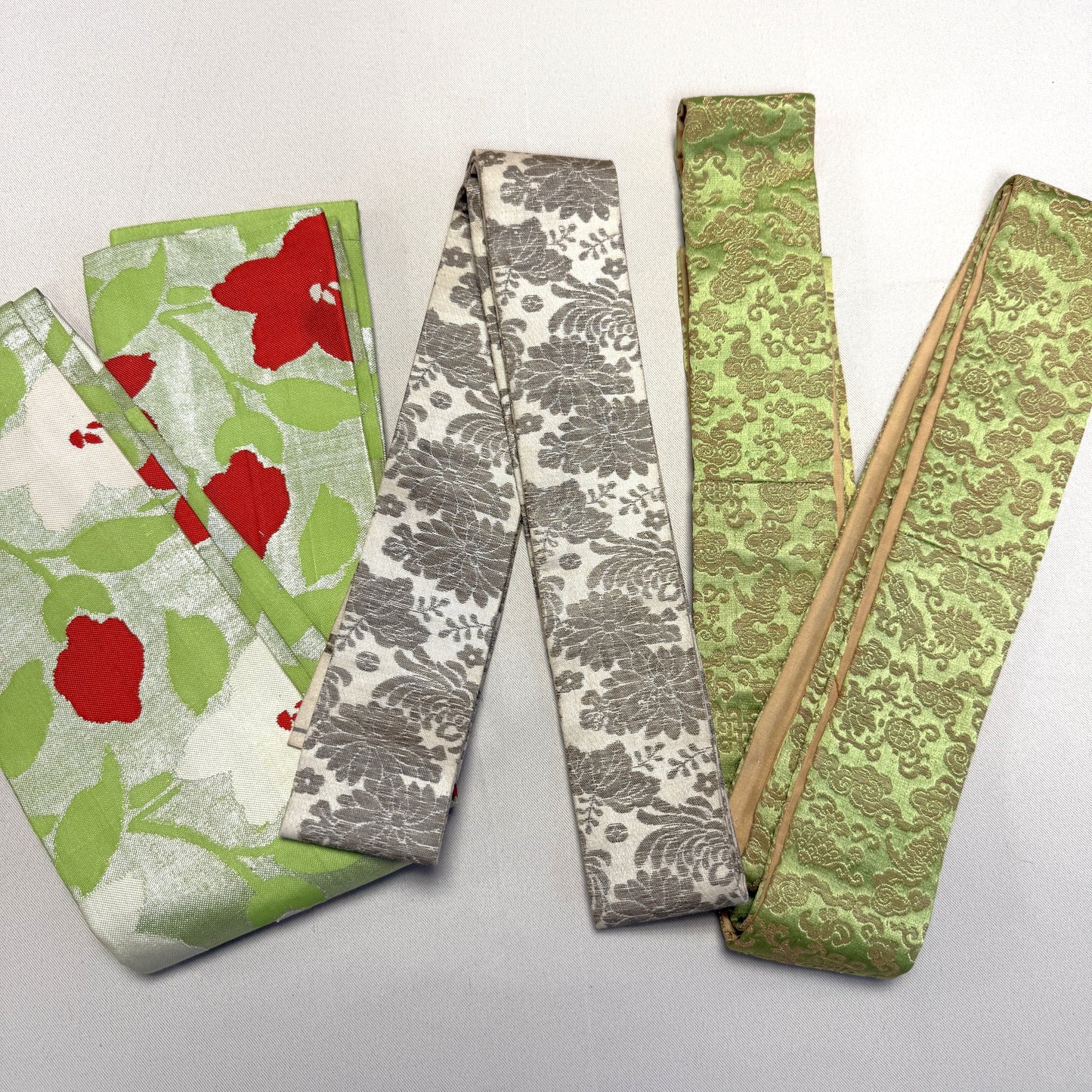 "Woven Botanicals Set" Kimono Dressing Ties