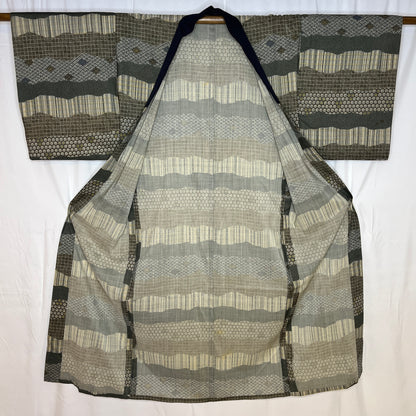 "Wavy Layers" Man's Juban Underkimono