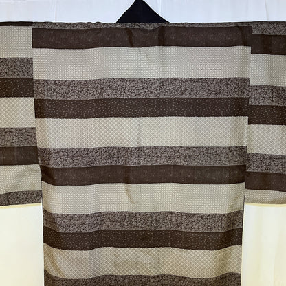 "Earthtone Bands" Man's Juban Underkimono