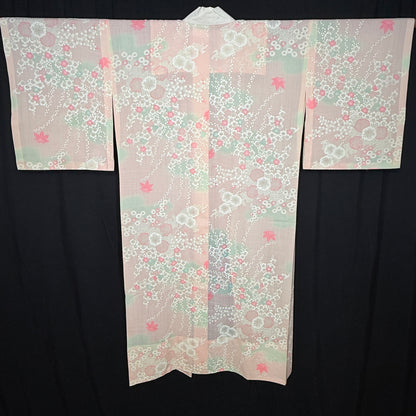 "Floral Mist" Vintage Juban Underkimono